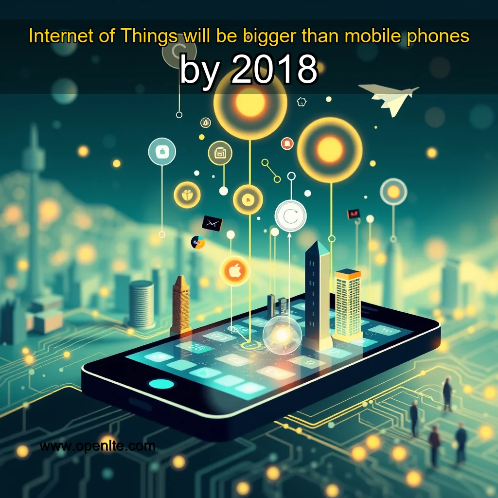 Read more about the article Internet of Things will be bigger than mobile phones by 2018