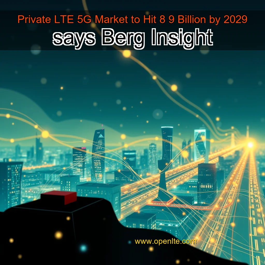 Read more about the article Private LTE  5G Market to Hit 8  9 Billion by 2029  says Berg Insight