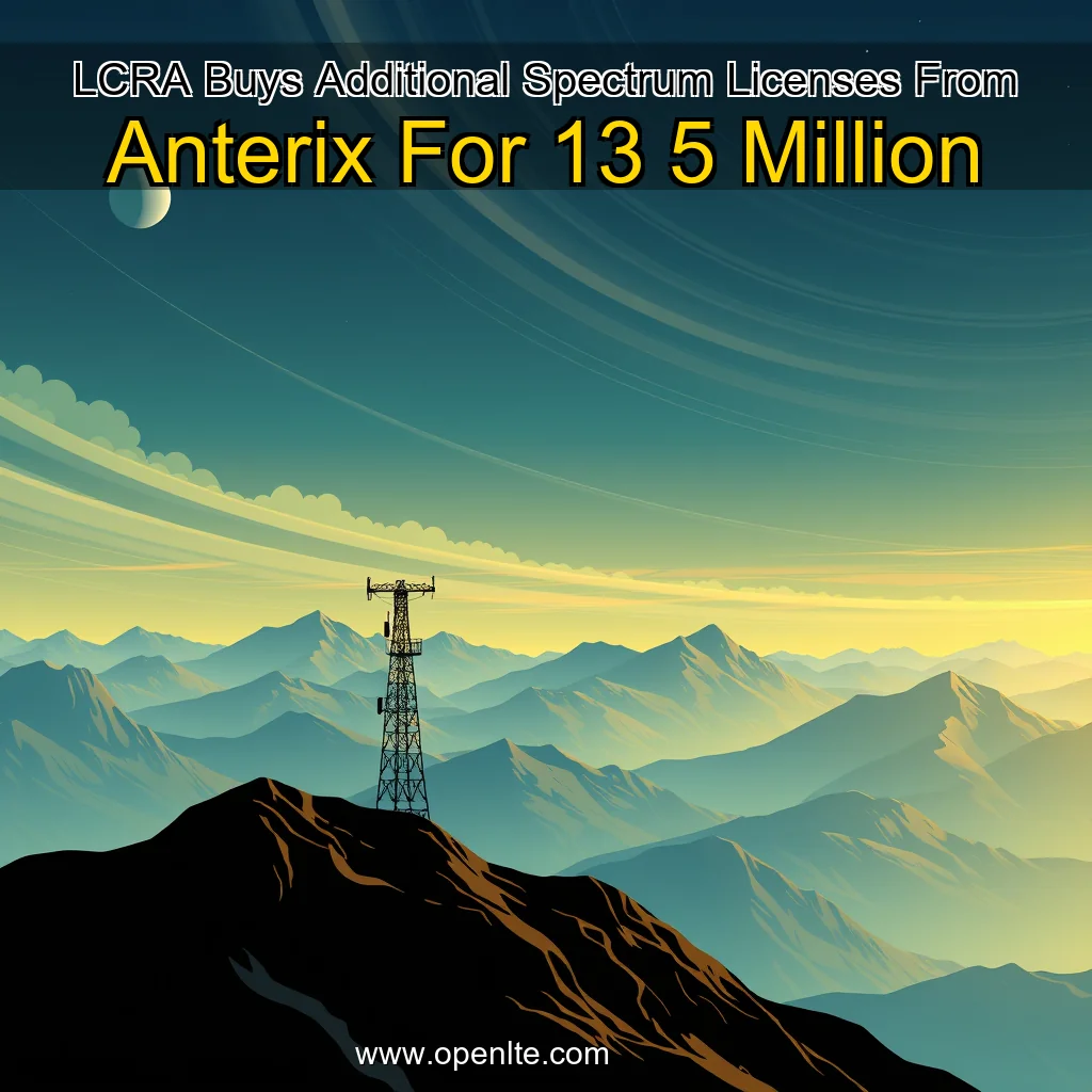 Read more about the article LCRA Buys Additional Spectrum Licenses From Anterix For 13  5 Million