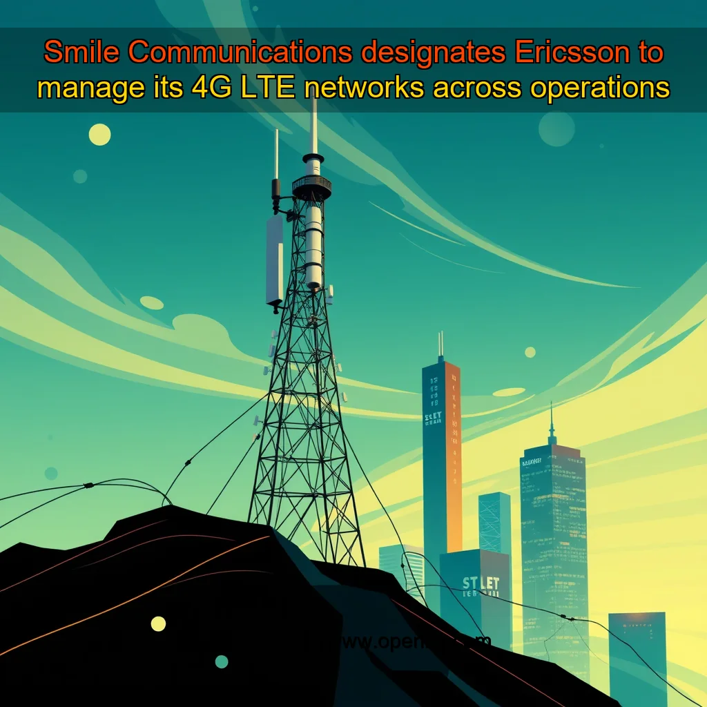 Read more about the article Smile Communications designates Ericsson to manage its 4G  LTE networks across operations
