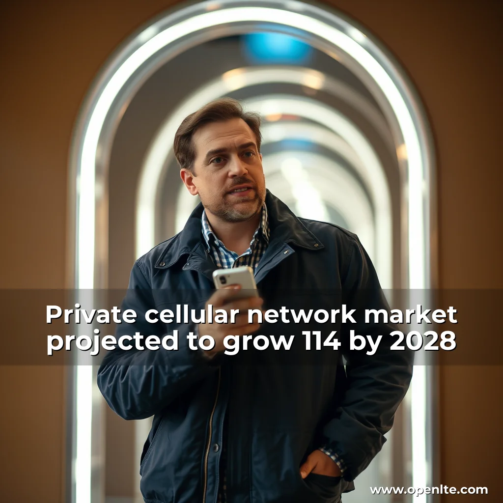 Read more about the article Private cellular network market projected to grow 114  by 2028