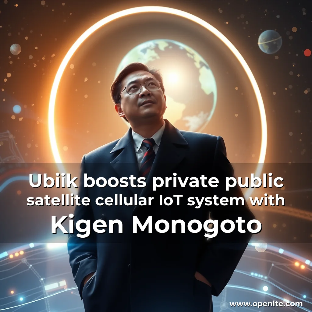 Read more about the article Ubiik boosts private  public  satellite cellular IoT system  with Kigen  Monogoto