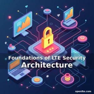Artistic representation for Foundations of LTE Security Architecture